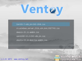 多系统U盘启动盘制作工具：国产开源软件 Ventoy