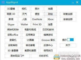 [Windows]Win10Apps v1.0中文绿色版(win10自带应用卸载工具)