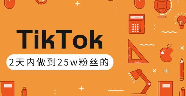 抖音海外版TikTok玩法，打造高权重优质账号，2周张粉25w粉丝【视频教程+讲义】 配图