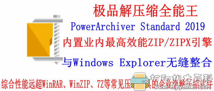 企业级解压缩工具：PowerArchiver Standard 2019（解压缩全能王）中文版V19.00.59，附补丁 配图 No.1